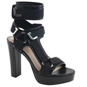 Lov Mark Chucky High Heel Open Toe Ankle Strap Sandals